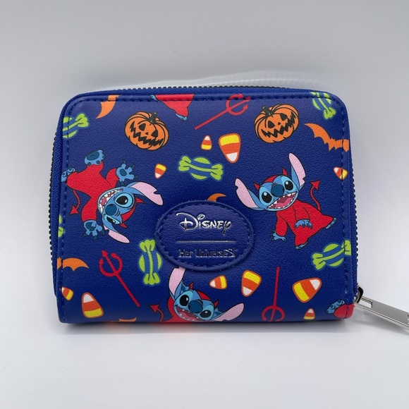 Disney Handbags - Her Universe Disney Lilo & Stitch Halloween Devil Mini Zipper Wallet